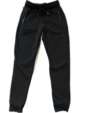 Pure Champ Boys Elastic Waist Black Pants M  