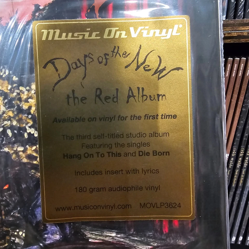 Days of the New 3 (aka The Red Album) Vinyl LP Record, 2024 [NEW/SEALED *Crease] - Image 2 of 4