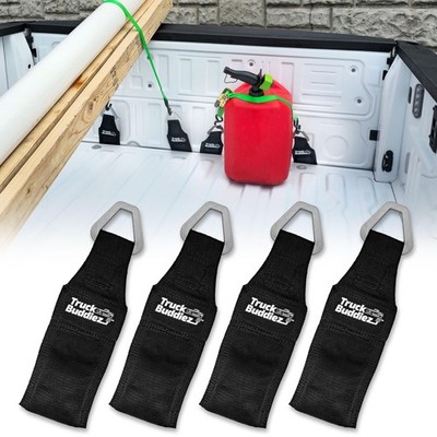 Truck Buddiez EZ Bed Anchor 4pk   Easily Secures Your Ratchet Straps, Tie