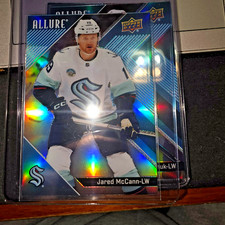 2024-25 UD "SKY BLUE" ALLURE HOCKEY #75 JARED McCANN - SEATTLE KRAKEN