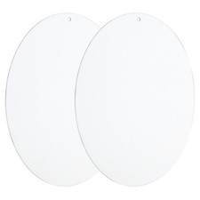 2pcs 11.8" Dia. Acrylic Circles Round Clear Plastic Sheet Ornament Disk Blank