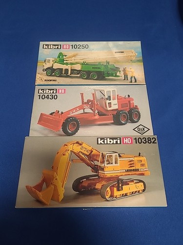 Kits de plástico a escala HO Kibri 10250 y 10430 y 10382 | Condition: Used