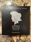 2021 $1 Silver Peace Dollar with OGP COA MINT CODE 21XH PHILADELPHIA