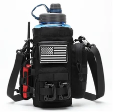 Tactical Molle Pouch Multifunctional Water Bottle Pouch Phone Pouch EDC Bag w...
