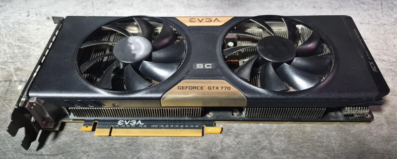 EVGA GTX 770 4GB ACX NVIDIA GRAPHICS CARD – TESTED WORKING – CLEAN