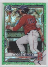 2021 Bowman Chrome Prospects Green Mini-Diamond Refractor /99 Triston Casas uk2
