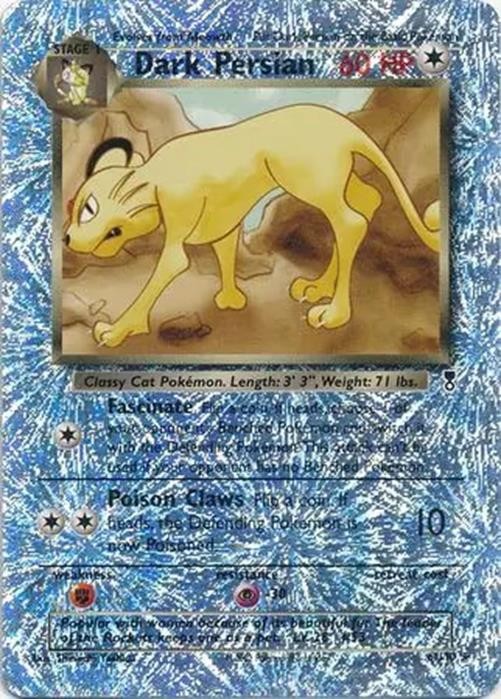 Dark Persian - 6/110 - Pokemon Legendary Collection Reverse Holo