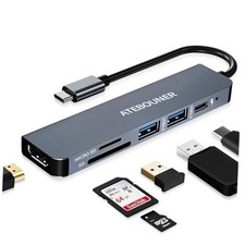 MacBook USB-C Hub Adapter - Multiport Docking Station With HDMI for MacBook
