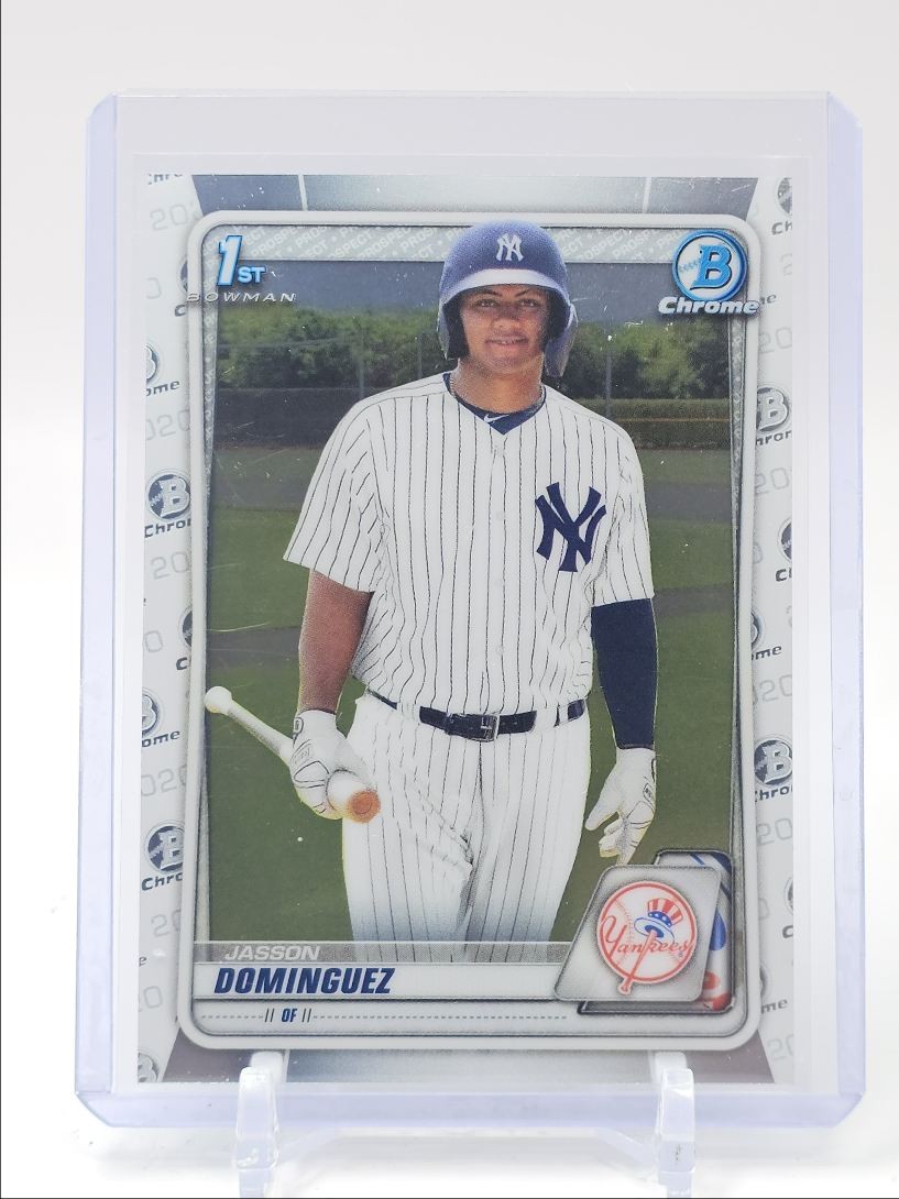 JASSON DOMINGUEZ 2020 BOWMAN CHROME 1ST BASEBALL YANKEES Q5997
