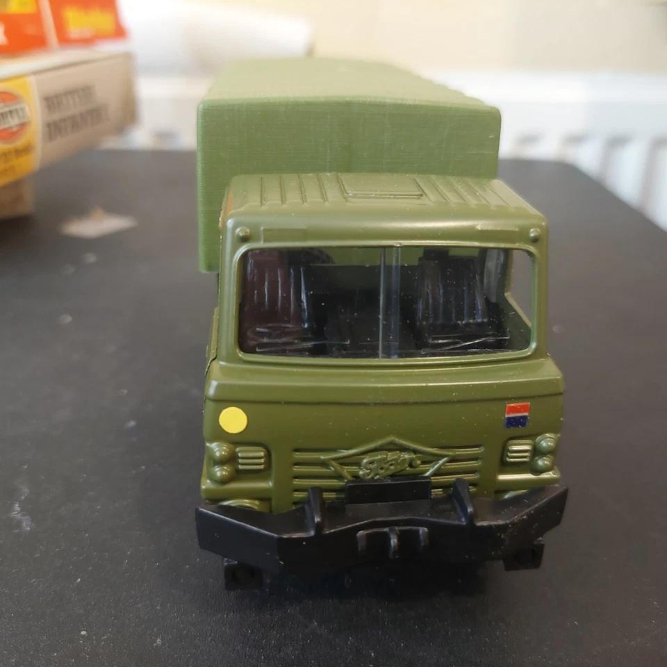 DINKY 668 'FODEN ARMY TRUCK/CANVAS LORRY' ARMY/MILITARY. BOXED. SUPERB. - Image 3 of 4