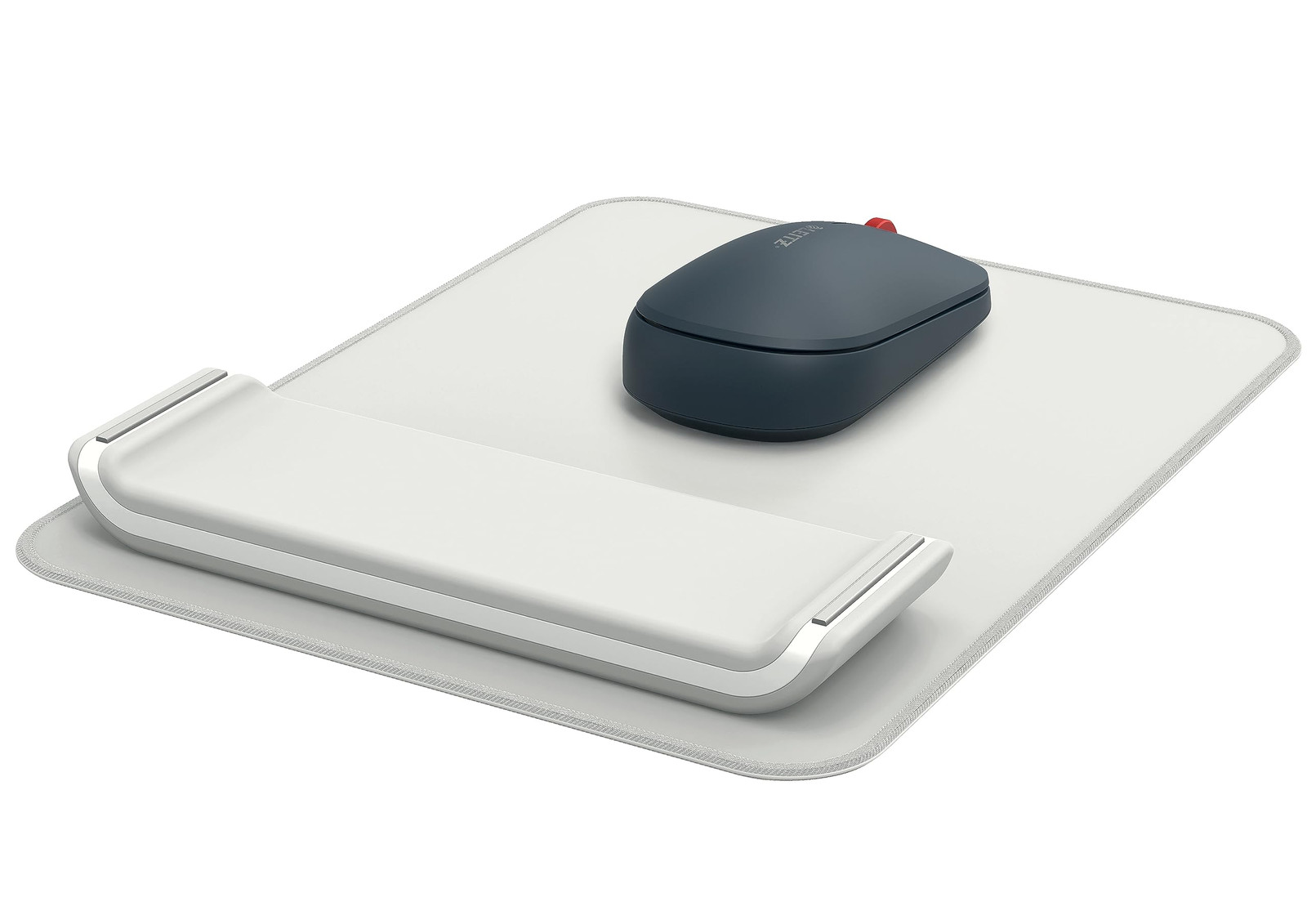 Leitz Ergo Mouse Pad with Adjustable Wrist Rest, Two Height Settings, Light Grey