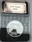 DANBURY MINT HISTORY SILVER BULLION COLLECTION 1/2oz Fine Erie Canal 1820s