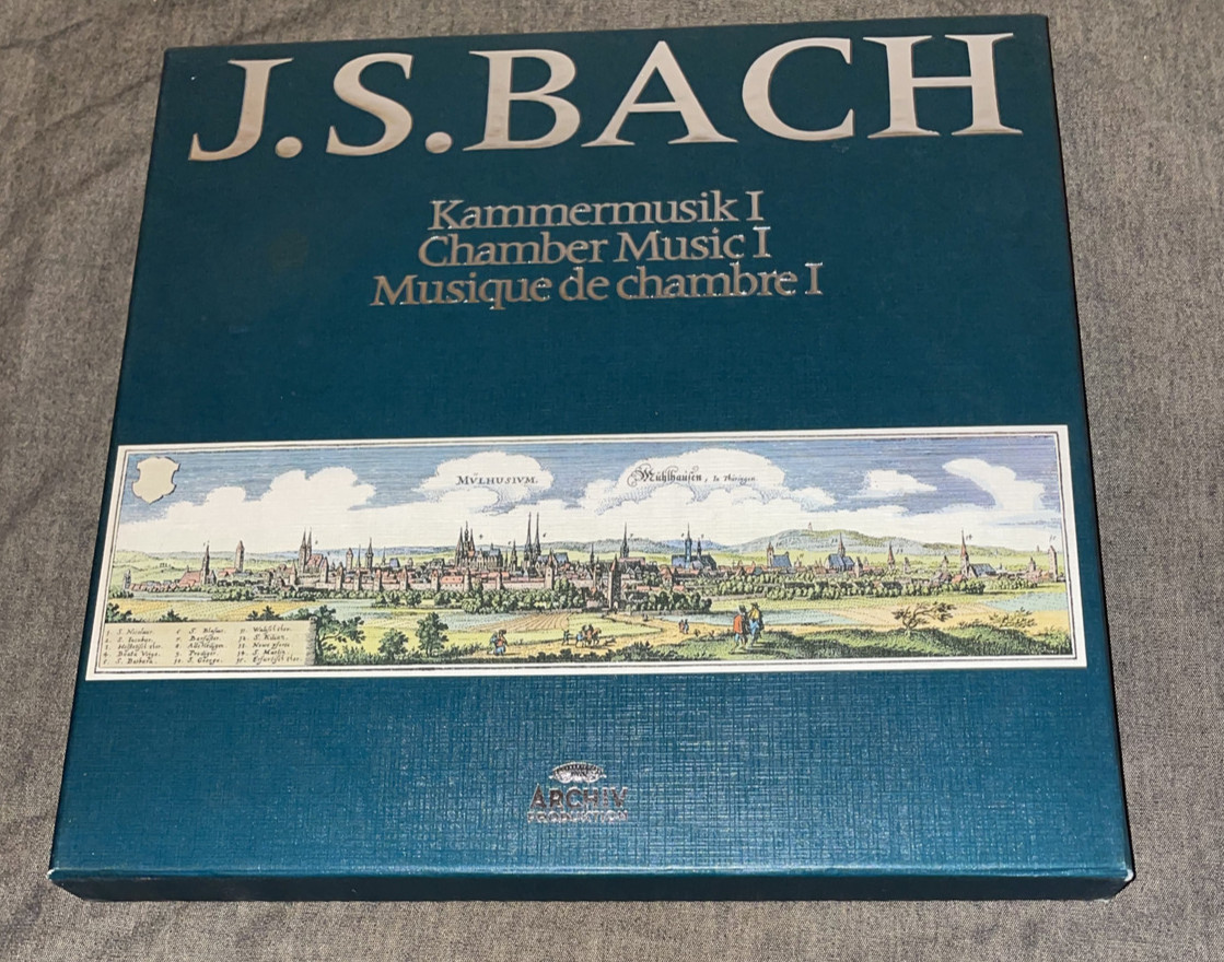 Archiv 2722 012 ed1 Schneiderhan, Szeryng: Bach: Violin sonatas, partitas NM/M