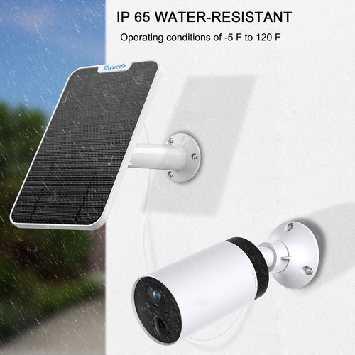 New4W Solar Panel fr Tapo C420S2/C400/C425 Weatherproof 13.1ft Power Cable mount - Picture 6 of 8