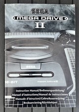 Mega Drive II Instruction Operating Manual by SEGA - Multi Language (see photos)