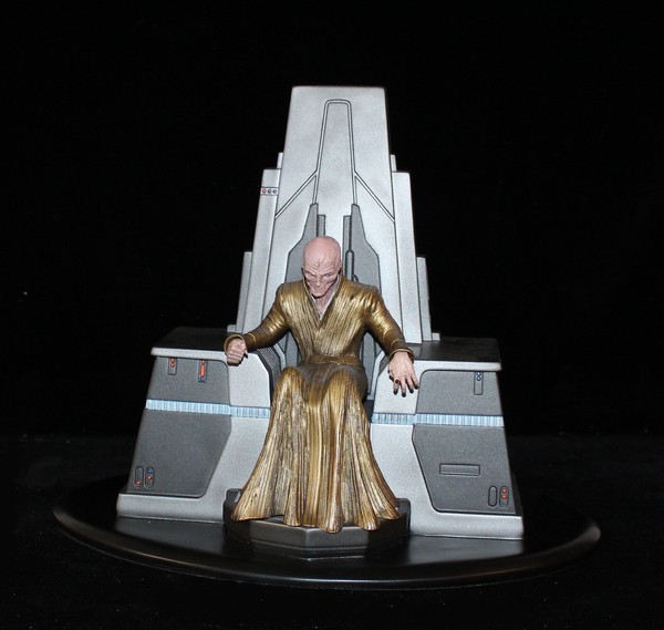 Attakus Star Wars Sw Elite Collection Snoke On Throne 1:10 Resin Statue Figur-image