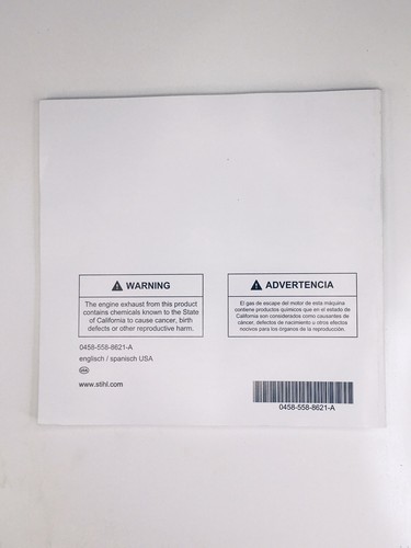 Manual del propietario del mango trasero STIHL MS193 - Imagen 2 de 2