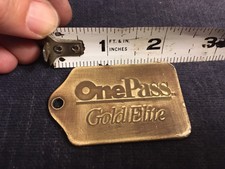 Vintage Continental Airlines One Pass Gold El...