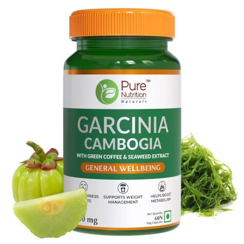 Pure Nutrition Garcinia Cambogia Gélules 700mg Paquet De 60 Gélules Végétales - Picture 5 of 8