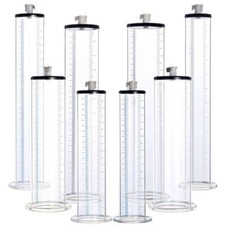 Acrylic Cylinder for Penis Pump 9 12 Inch with Female Valve Male Penis Enlarger