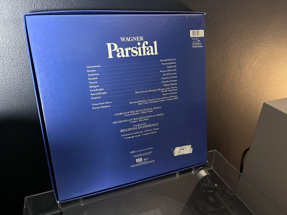 Richard Wagner Parsifal Germany 1985 Vinyl Box Set Reginald Goodall NM/VG+ - Image 4 of 4