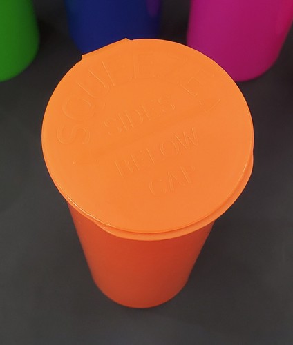 60 Dram Pop Squeeze top bottle UV reactive USA MADE - Picture 3 of 7