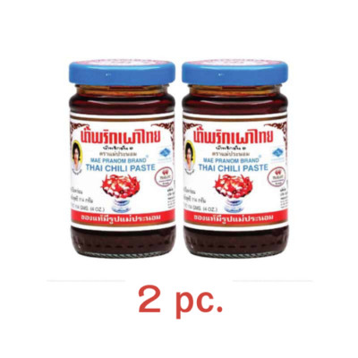 2x Mae Pranom Thai Chilli Paste for Tom Yum Soup, Spread on bread 228 g