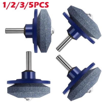 1/2/3/5PCS Lawnmower Blade Sharpener Garden Lawn Mower Grinder Wheel Stone Drill