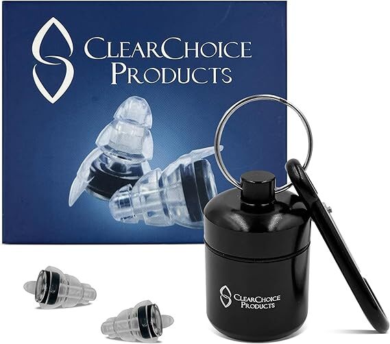 High Fidelity Concert Ear Plugs, Silicone Hearing Protection Earplugs