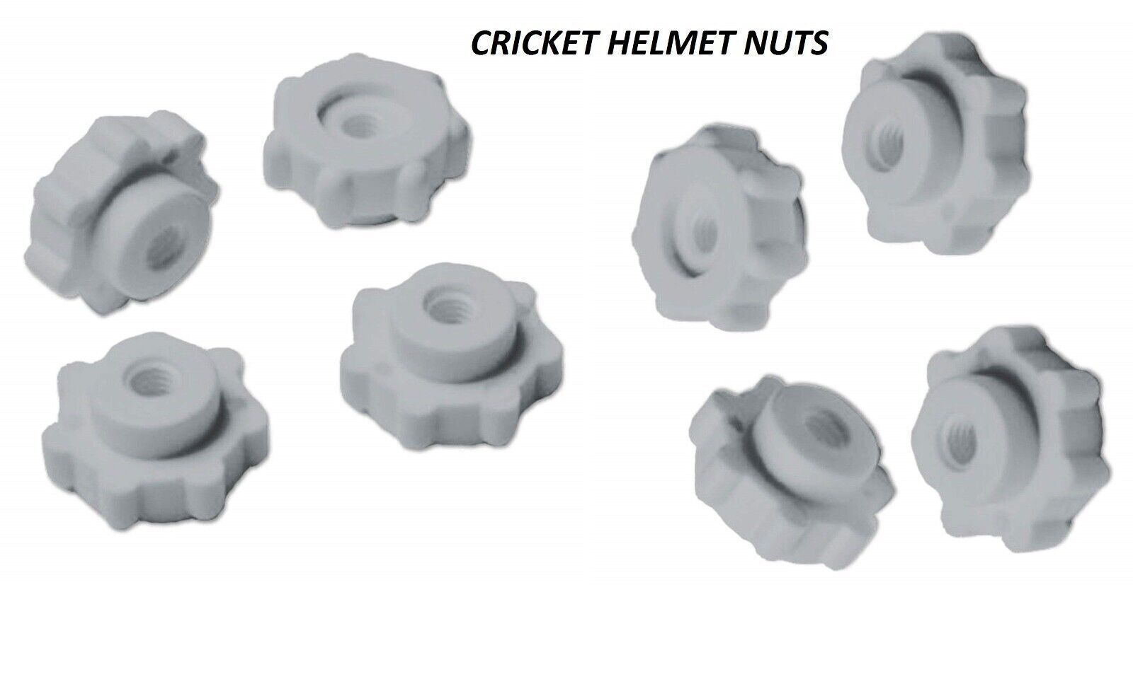 Shrey Complete set of Nut Pack for Helmets Pack of 4 nuts + screws AU