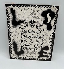 Vintage Grateful Dead "Love" "Happiness" Psychedelic Hippy Window Sticker Decal