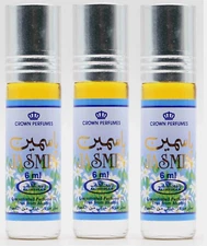 3X Jasmin - 6ml (.2oz) Roll-on Perfume Oil by Al-Rehab (Crown Perfumes) 3 PACK
