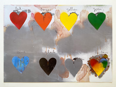 JIM DINE RARE VINTAGE POP ART OFFSET LITHOGRAPH PRINT FRENCH