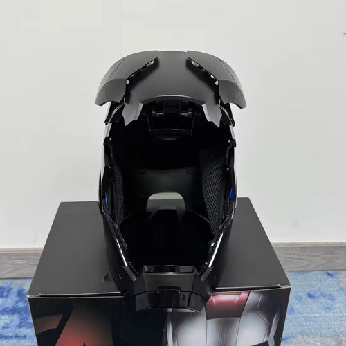 AUTOKING Iron Man MK5 1:1 Helmet Wearable Voice-control Mask Cosplay Black Ver. - Picture 20 of 21