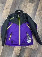 NEW Arctiva Womens Pivot 7 Black/Purple Size Large 31210836 (salesman sample)