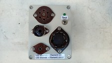 TESTEUR DE FILAMENT lampe tube radio audio TSF (lampemètre tube-tester)