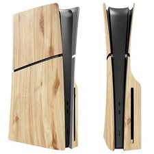 Wood Grain Color Replacement Panel for PS5 Slim Optical Drive  Digital Console
