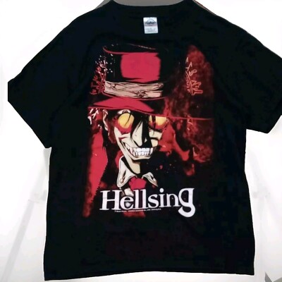 Vintage Hellsing Anime T-Shirt Tee  size Medium 20x28 Alucard