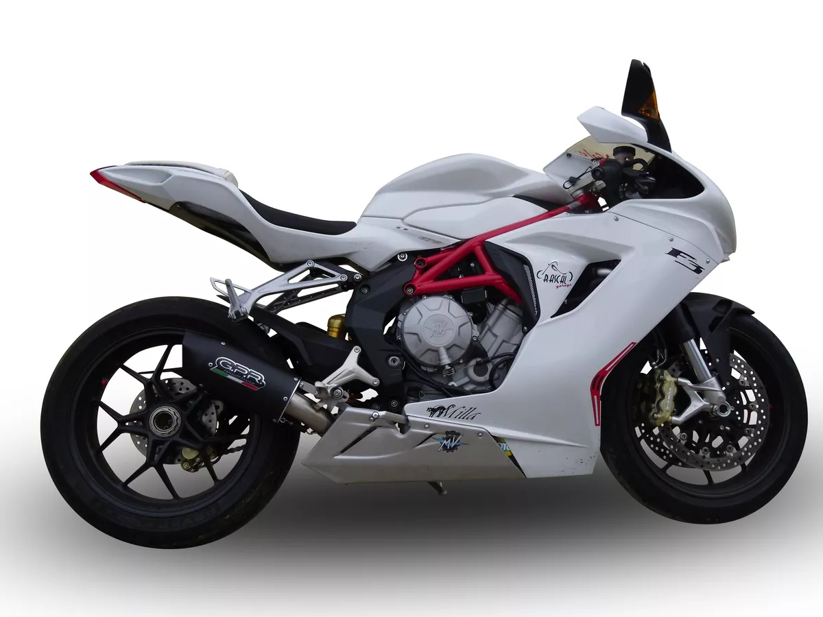 GPR Exhaust MV Agusta F3 675 2012 2016 Slip On Furore Nero DB Killer