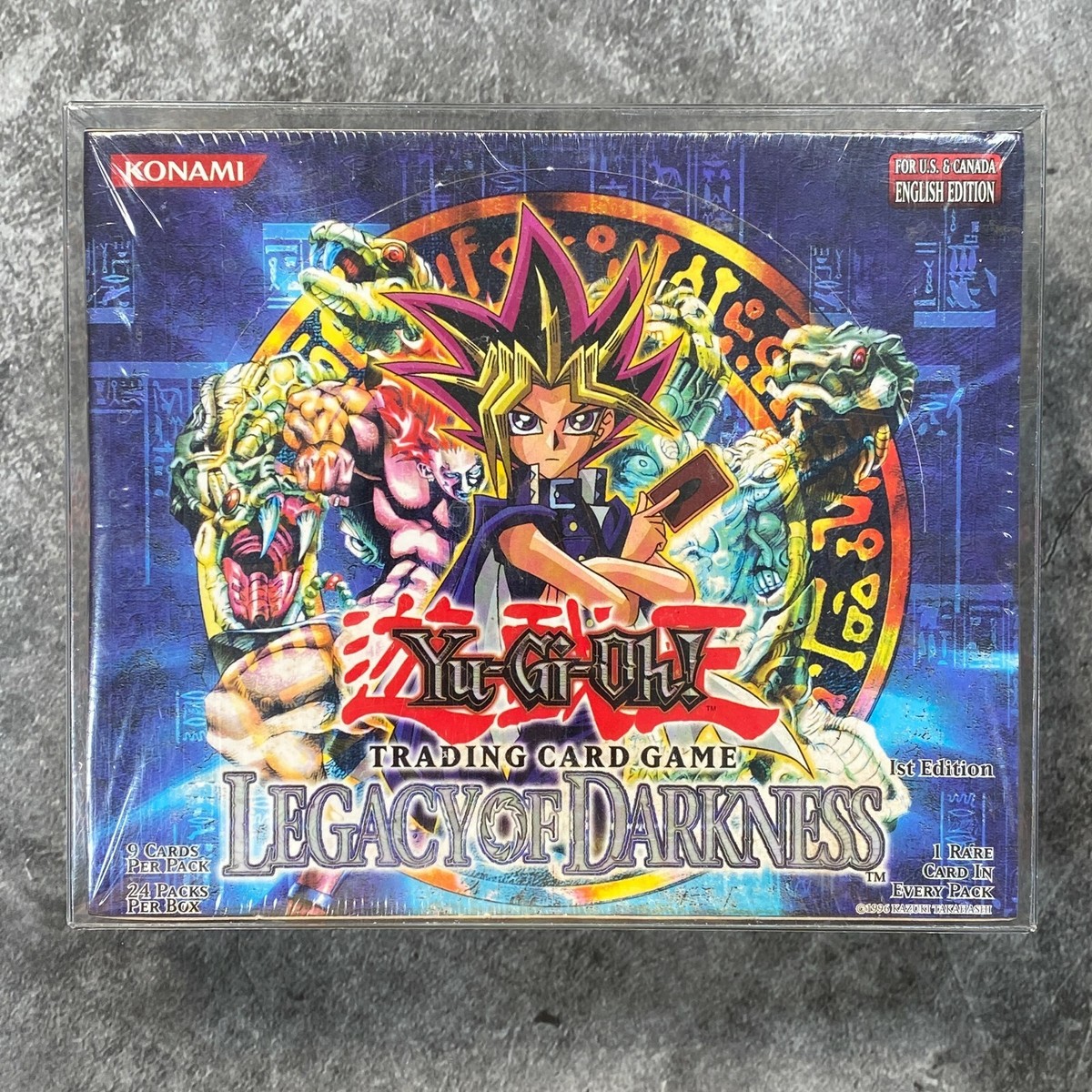 yugioh legacy of darkness 1st edition booster box BP (UNWEIGHED)  Strictly Sealed new theme that are the masters of bouncing around the field makes its grand debut in Supreme Darkness Opening A FADED? 1st Edition