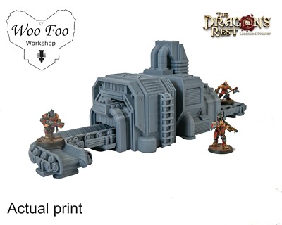 Sci Fi Raffinerie kleines 3D gedrucktes Scatter Gelände - Dragons Rest