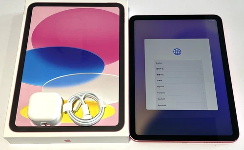 Apple iPad 10th Gen. 64GB Pink WiFi - 3 Months Warranty - Battery 100% - M0844