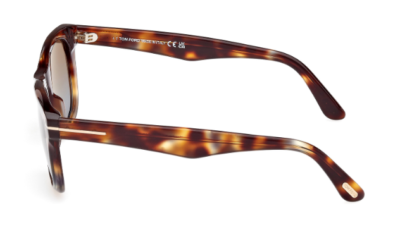 Tom Ford Kendel Sunglasses In Havana FT 1076 56B Unisex 54-22-145 Tom Ford Kendel TF 1076 56b Coloured Havana Brown Grey New  main image 3