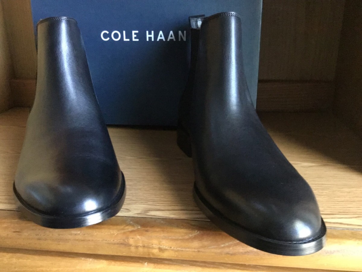Cole Haan Hawthorne Chukka Boot Men Black Size 12 EU 45  display picture 1
