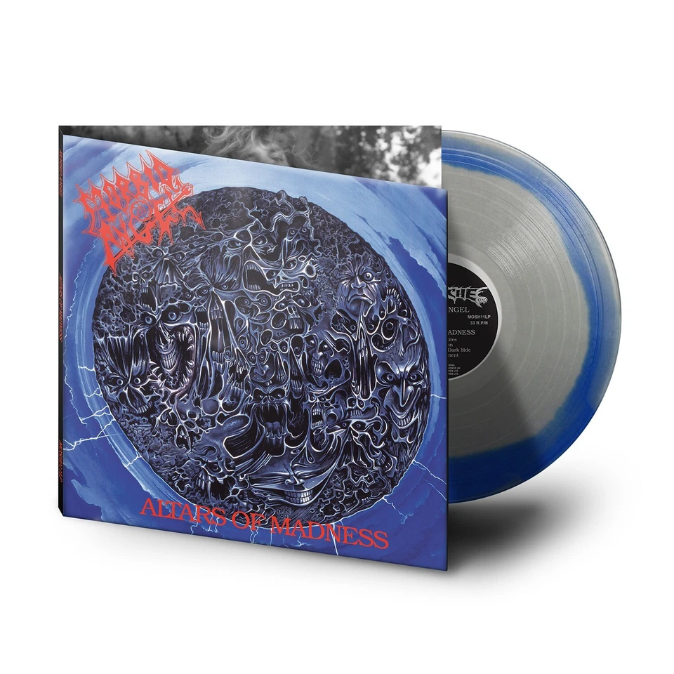 Morbid Angel 'Altars Of Madness' Blue Silver Merge Vinyl - (Ltd to 300 copies)