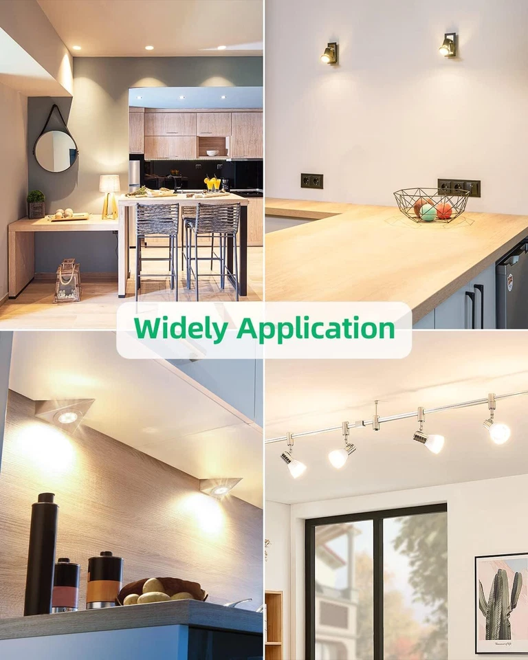 5Watt GU10 LED Bulbs Spot Light Lamps Warm Cool Day White Down Lights Lightbulbs - Image 2 of 3