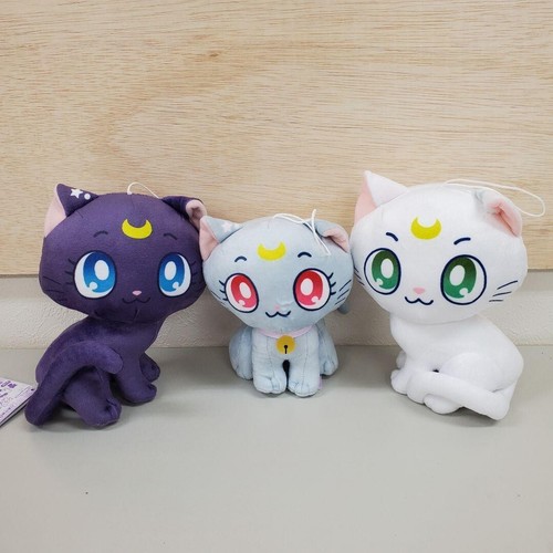 Sailor Moon Eternal Sanrio Characters Luna Artemis Diana Plush Doll Set of 3 - Picture 2 of 9