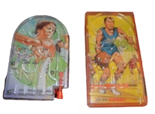 1976 Hand Held Pinball Machine Games Mini-Mate BLUE BOX VTG 