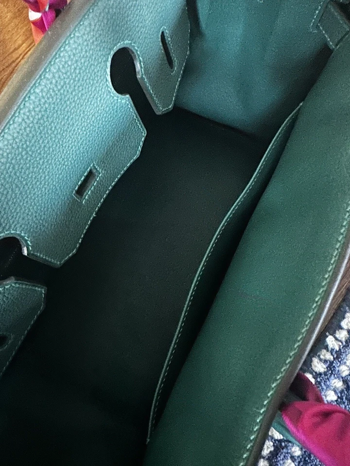 SELLO HERMES BIRKIN 30 TOGO MALAQUITA GHW C 2018 COMPRA Foto 4 de 4
