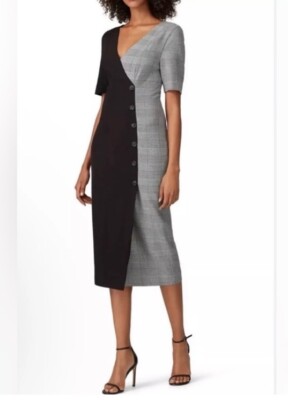 Fame and Partners Evenly Midi Dress Size US 4 | eBay